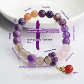 Violet Phoenix 2025 Energy Bracelet - Fire Fortune Crystal for Women's Empowerment (Feng Shui Gift)