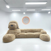 Dog Couch Animal Shaped Sofa Luxury Modern Designer Couch Sofa Teddy Sofa Couch Bed for Home Hotel Villa Apartment