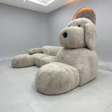 Dog Couch Animal Shaped Sofa  Luxury  Modern Designer Couch Sofa  Teddy Sofa Couch Bed for Home Hotel Villa Apartment