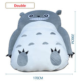 Large Size Plush Totoro Toy Soft Cotton Bed Stuffed Animal PP Cotton Filled Valentine's Day Sleep Companion