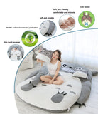 Large Size Plush Totoro Toy Soft Cotton Bed Stuffed Animal PP Cotton Filled Valentine's Day Sleep Companion