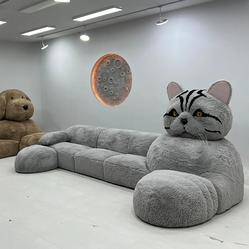 Couches Luxury Living Room Animal Shape Couch Bed  Cat-shaped Sofa Bed Cute Sleeper Sofa Couch Sofa Luxury
