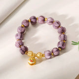 Violet Phoenix 2025 Energy Bracelet - Fire Fortune Crystal for Women's Empowerment (Feng Shui Gift)