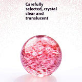 Strawberry crystal women's bracelet, recruit peach blossom prosperous marriage, peach blossom luck transfer bead crystal bracelet, send your favorite object