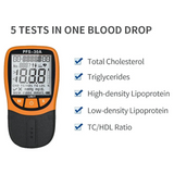 URIT 5 In1 Blood Lipid Meter Analyzer Cholesterol Triglycerid 20pcs Strips ls22