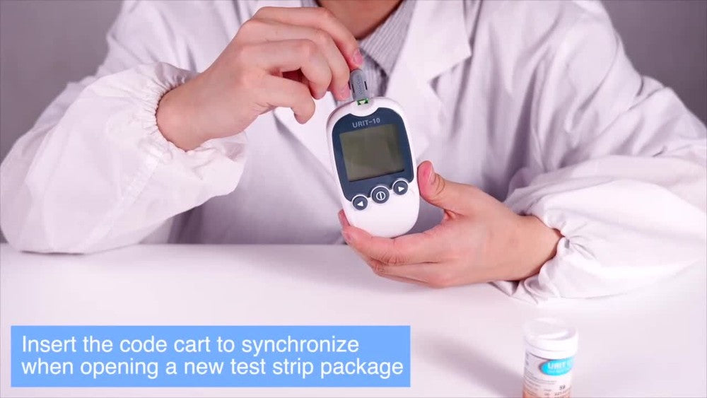 2025 URIT-10 Uric Acid Test Strips At Home 25 Second Fast Result